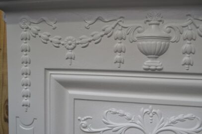 Late Victorian Early Edwardian Painted Fireplace 4284MC - Oldfireplaces