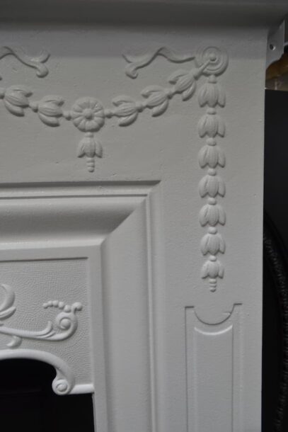 Late Victorian Early Edwardian Painted Fireplace 4284MC - Oldfireplaces