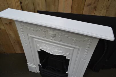 Late Victorian Early Edwardian Painted Fireplace 4284MC - Oldfireplaces