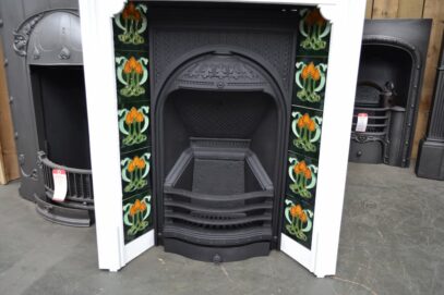 Small Victorian Fireplace Tiled 4582TC - Oldfireplaces