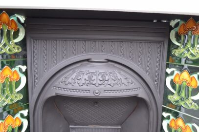 Small Victorian Fireplace Tiled 4582TC - Oldfireplaces
