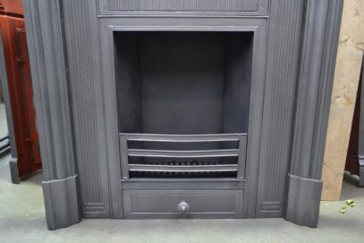 Antique Cast Iron Grate and Fire Surround 4287CSI - Oldfireplaces