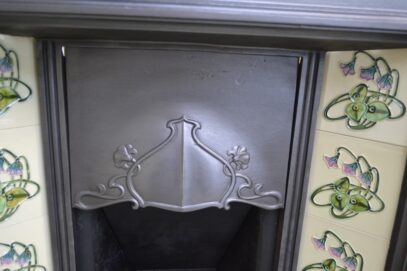 Art Nouveau Tiled Combination Fireplace 4289TC - Oldfireplaces