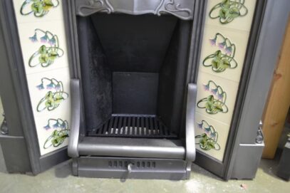 Art Nouveau Tiled Combination Fireplace 4289TC - Oldfireplaces