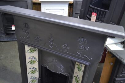 Art Nouveau Tiled Combination Fireplace 4289TC - Oldfireplaces