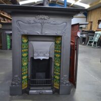 Arts & Crafts Tiled Fireplace Combination - 4315TC