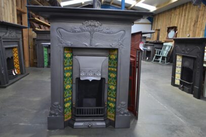 Arts & Crafts Tiled Fireplace Combination - 4315TC