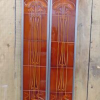 Art Nouveau Fireplace Tiles - AN009 Old Fireplaces