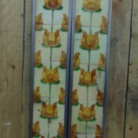 Original Art Nouveau Fireplace Tiles - AN010 Old Fireplaces