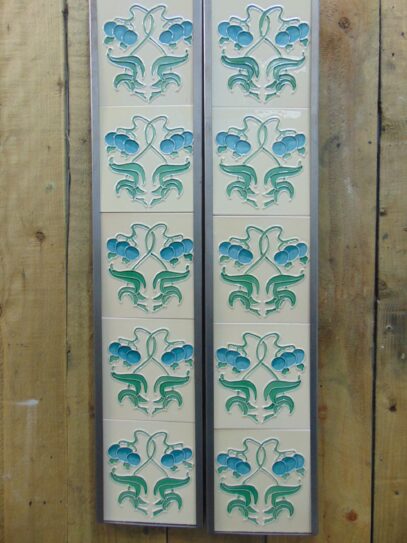 Leeds Reproduction Fireplace Tiles - R007 Old Fireplaces