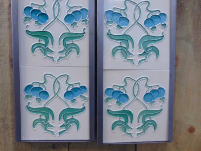 Leeds Reproduction Fireplace Tiles - R007 Old Fireplaces