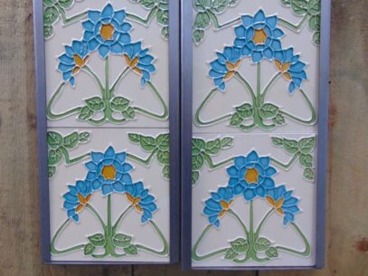 Brighton Reproduction Fireplace Tiles - R017 Old Fireplaces