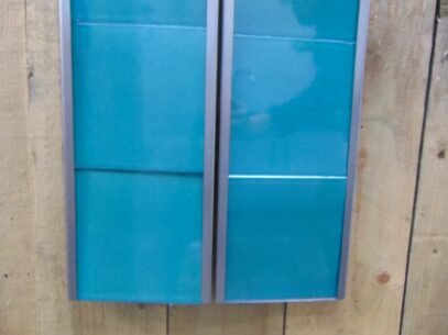 Aqua Reproduction Fireplace Tiles - R022 Old Fireplaces