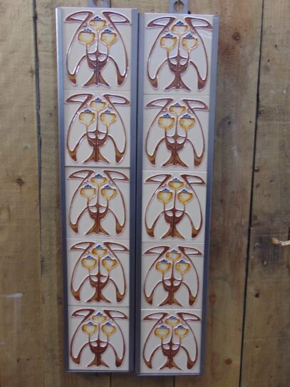 Bournemouth Reproduction Fireplace Tiles - R028 Old Fireplaces