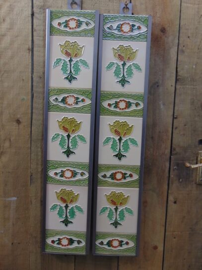 Ardfern Reproduction Fireplace Tiles with Spacers- R031 Old Fireplaces