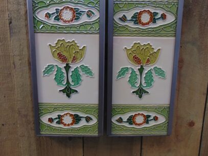 Ardfern Reproduction Fireplace Tiles with Spacers- R031 Old Fireplaces