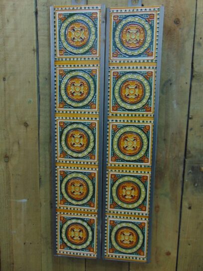 Cumbria Reproduction Fireplace Tiles - R033 Old Fireplaces