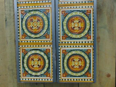 Cumbria Reproduction Fireplace Tiles - R033 Old Fireplaces