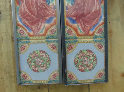 Victorian Figurine Fireplace Tiles R037 Old Fireplaces