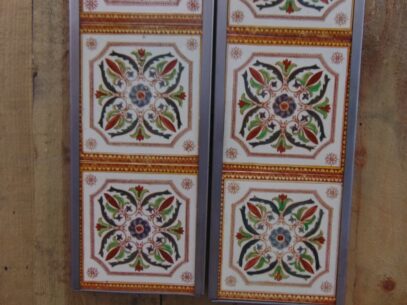 Original Victorian Fireplace Tiles - V012 Old Fireplaces