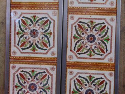 Original Victorian Fireplace Tiles - V012 Old Fireplaces