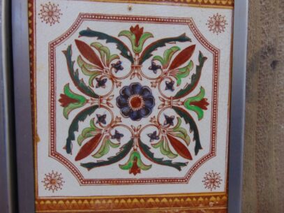 Original Victorian Fireplace Tiles - V012 Old Fireplaces