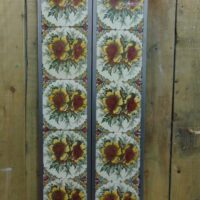 Victorian Floral Fireplace Tiles - V014 Old Fireplaces