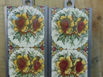 Victorian Floral Fireplace Tiles - V014 Old Fireplaces