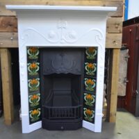 Art Nouveau Tiled Fireplaces 4226TC - Oldfireplaces