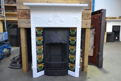 Art Nouveau Tiled Fireplaces 4226TC - Oldfireplaces