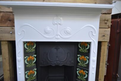 Art Nouveau Tiled Fireplaces 4226TC - Oldfireplaces