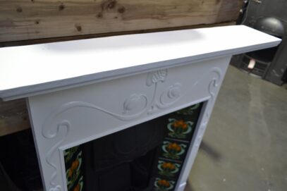 Art Nouveau Tiled Fireplaces 4226TC - Oldfireplaces