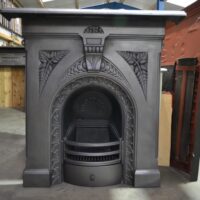 Victorian Cast Iron Fern Fireplace 4249LC - Oldfireplaces