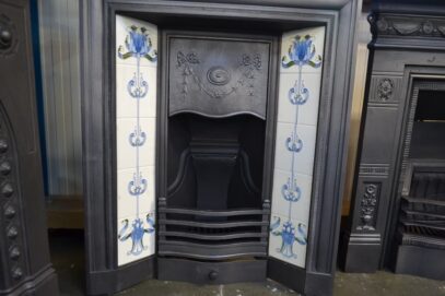 Edwardian Tiled Fireplace Combination 4286TC - Oldfireplaces