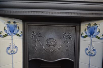 Edwardian Tiled Fireplace Combination 4286TC - Oldfireplaces