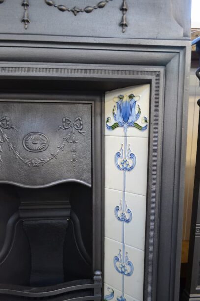 Edwardian Tiled Fireplace Combination 4286TC - Oldfireplaces