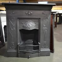 Vintage Art Nouveau Fireplace 4319LC - Oldfireplaces