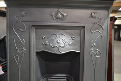 Vintage Art Nouveau Fireplace 4319LC - Oldfireplaces