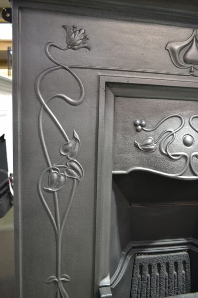 Vintage Art Nouveau Fireplace 4319LC - Oldfireplaces