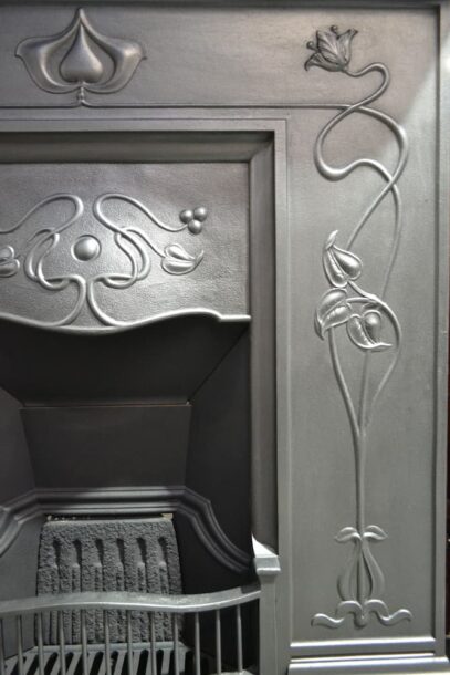 Vintage Art Nouveau Fireplace 4319LC - Oldfireplaces