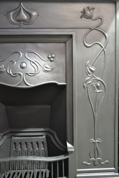 Vintage Art Nouveau Fireplace 4319LC - Oldfireplaces