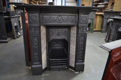 Victorian Tiled Combination Fireplace 4328TC - Oldfireplaces