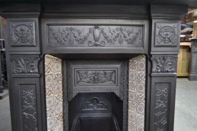 Victorian Tiled Combination Fireplace 4328TC - Oldfireplaces