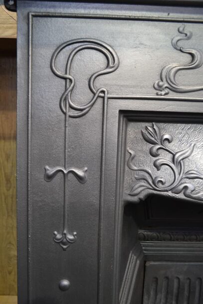 Vintage Art Nouveau Fireplace 4330MC - Oldfireplaces