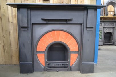 Art Deco Tiled Insert with Slate Surround 4153SS