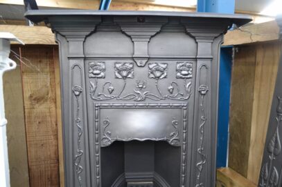 Original Art Nouveau Bedroom Fireplace 4317B - Oldfireplaces