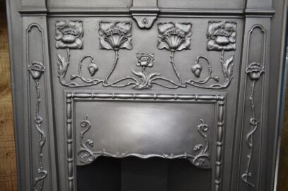 Original Art Nouveau Bedroom Fireplace 4317B - Oldfireplaces