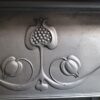 Art Nouveau Tiled Fireplace with Pomegranate Detail - 4336TC