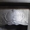 Art Nouveau Tiled Fireplace with Pomegranate Detail - 4336TC