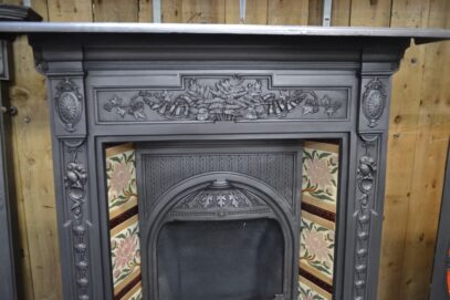 Victorian Tiled Fireplace Combination 4347TC - Oldfireplaces